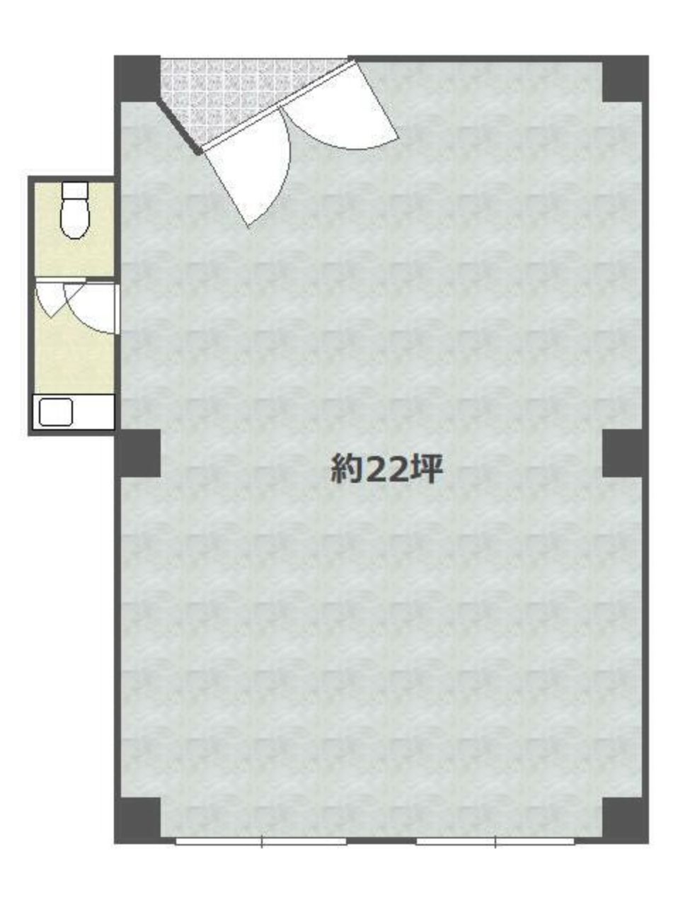【世田谷区・千歳烏山駅徒歩12分】駐車場2台付き/事務所仕様の1階テナント/事務所・スクール・サービス店舗におすすめ