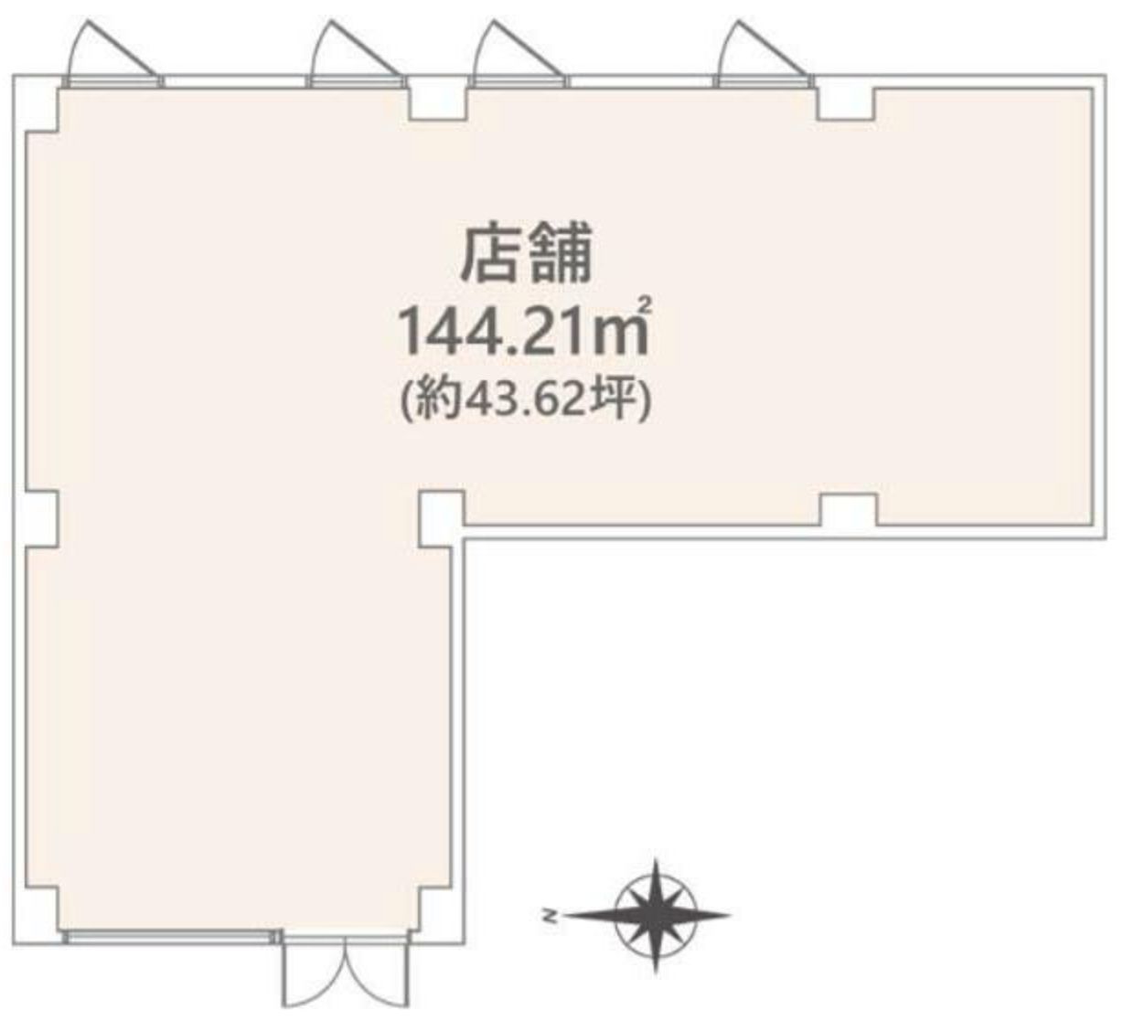 【世田谷区・成城学園前駅徒歩18分】43坪の大型1階店舗・事務所/前テナント雑貨店/フリーレント付き