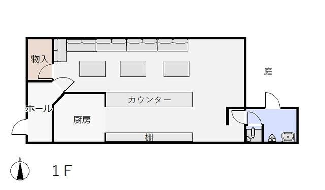 【京都市・松尾大社駅徒歩5分】 1フロア1テナント×隠れ家風◎即営業可の居抜き物件