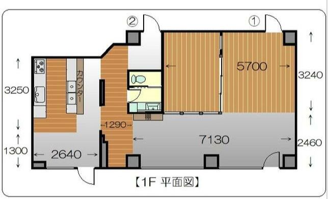 【台東区・鶯谷駅徒歩10分】約66㎡・飲食店居抜きの1階店舗／設備充実の貸店舗／上野桜木エリア