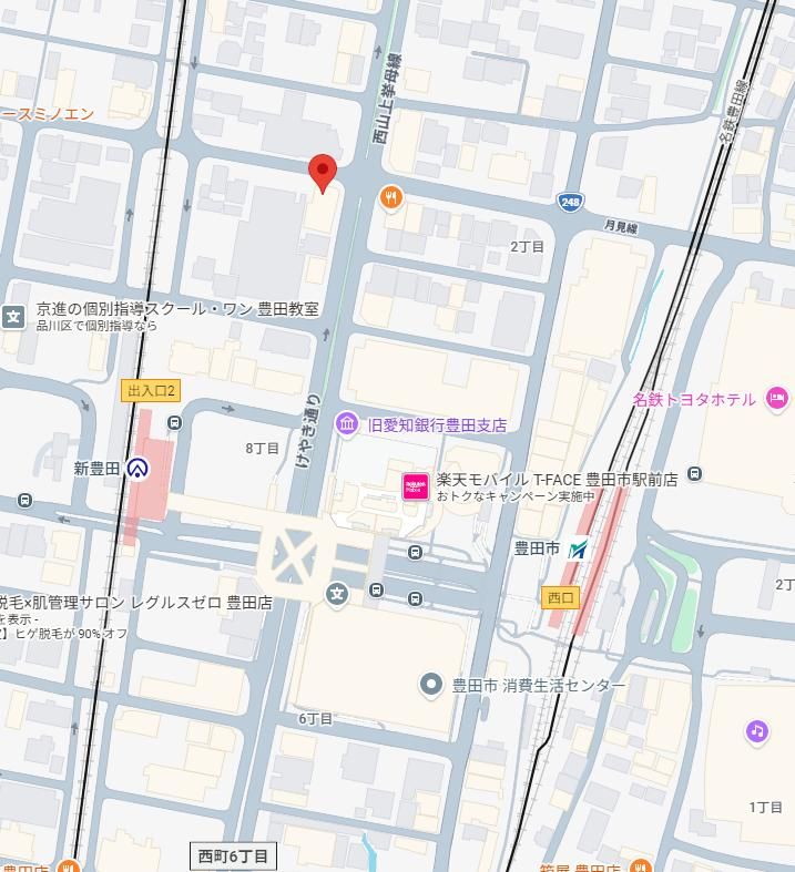 【豊田市・豊田市駅徒歩5分】けやき通り沿い1階路面の居酒屋居抜き物件／視認性◎・約30.1坪・業態制限なし