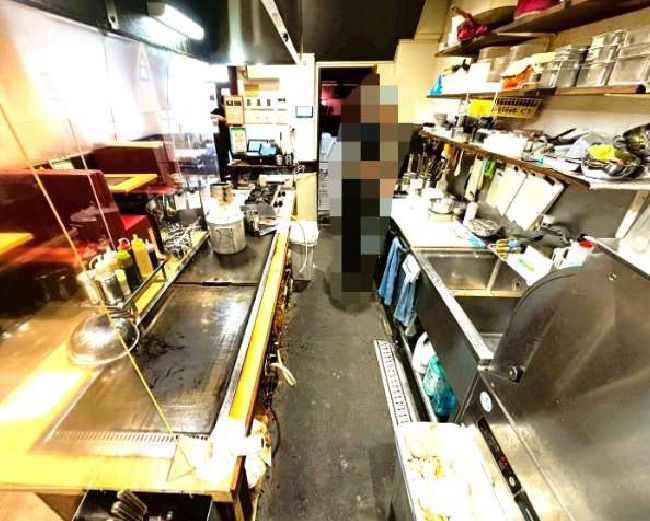 【大阪市天王寺区・寺田町3分】大道の1階路面店角地の鉄板焼き居抜き物件／約17.6坪【大幅値下げ中】
