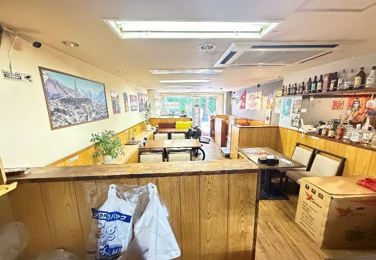 【東大和市 居抜き物件】西武拝島線・東大和市駅徒歩3分／約16坪・賃料16.5万円のネパール料理居抜き店舗