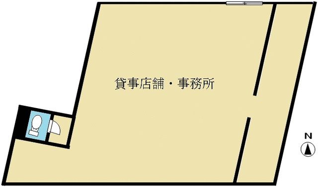 【松戸市・松戸駅徒歩5分】飲食店可／30坪超・1フロア1テナント物件