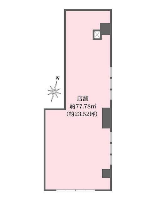 【横浜市中区・元町・中華街駅徒歩6分】約77㎡・1階・飲食対応／人気の山下町エリア／2016年築の貸店舗