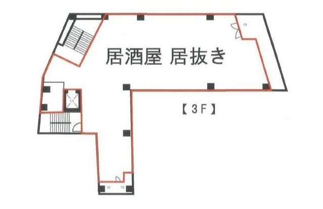 【横浜市中区・桜木町駅徒歩1分】約314㎡の大型飲食店居抜き店舗／駅前立地・集客力が期待できる／居酒屋の居抜き物件