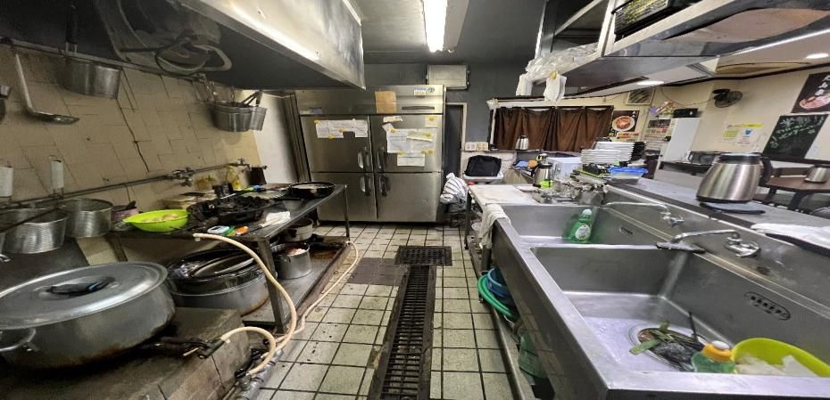 【横浜市西区 西横浜 居抜き】徒歩8分・賃料14.3万円のラーメン店居抜き／住宅街・24時間営業可・カウンター＆テーブル完備