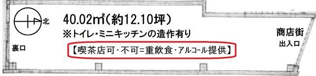 【渋谷区・代々木上原駅徒歩3分】角部屋居抜き／12坪／物販・サービス業向け